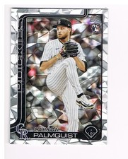 2025 Topps Update Series US321 Carson Palmquist (RC) Silver Diamante Foil  