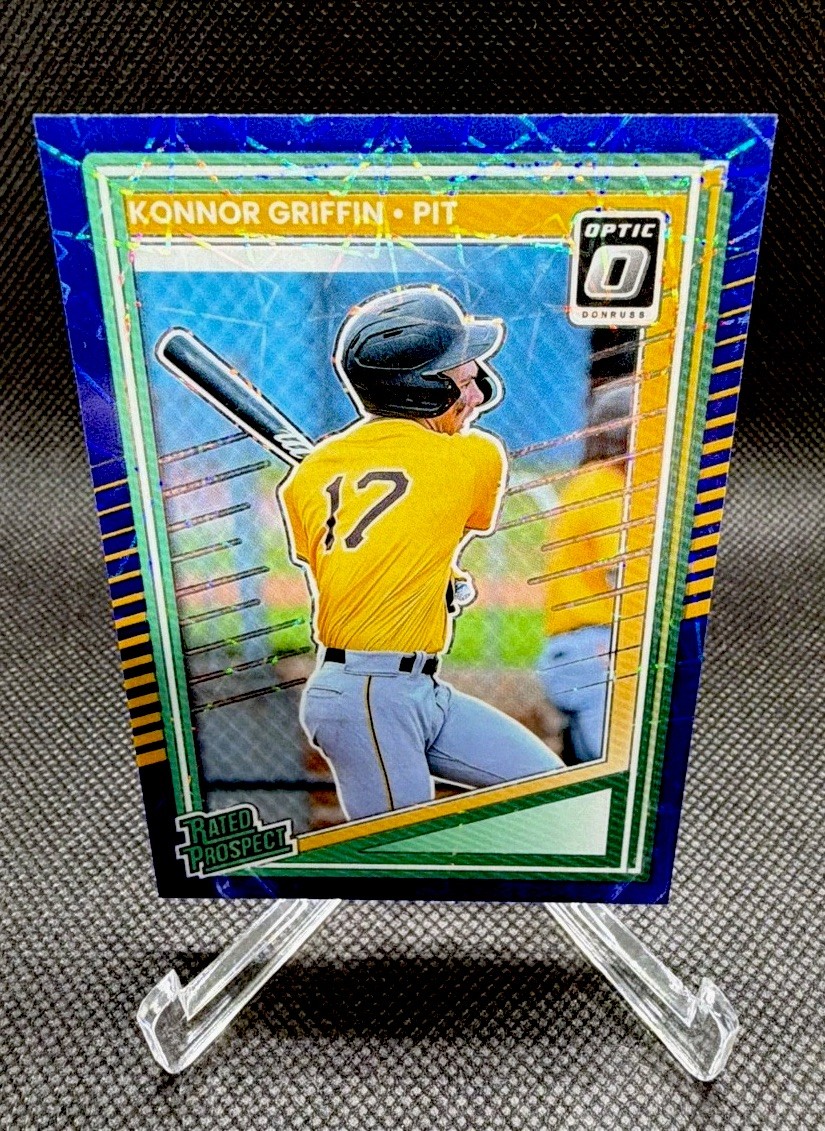 2025 Panini Donruss - Optic Rated Prospects Konnor Griffin #123 Blue Velocity...