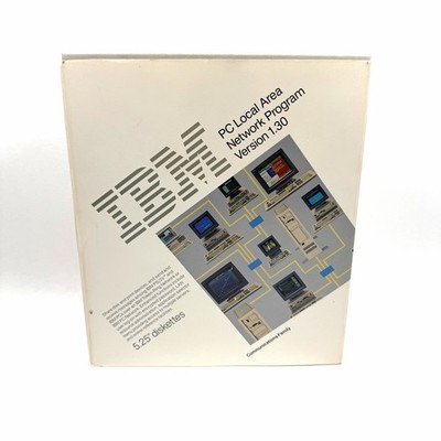 IBM PC Local Area Network Program v1.30 5.25'' Floppy Disks DOS 84X0061