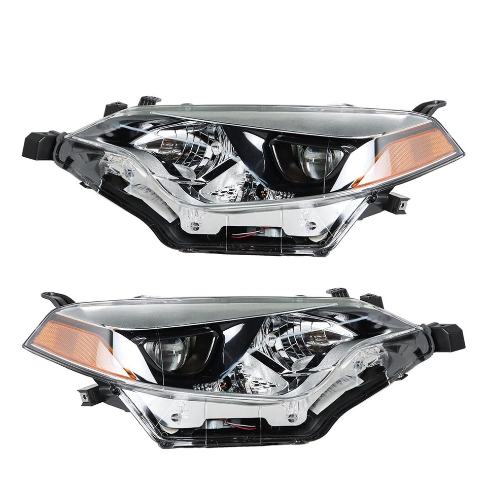 Headlights For 2014 2015 2016 Toyota Corolla Headlamps Left+Right SET Head Light - Image 2 of 4