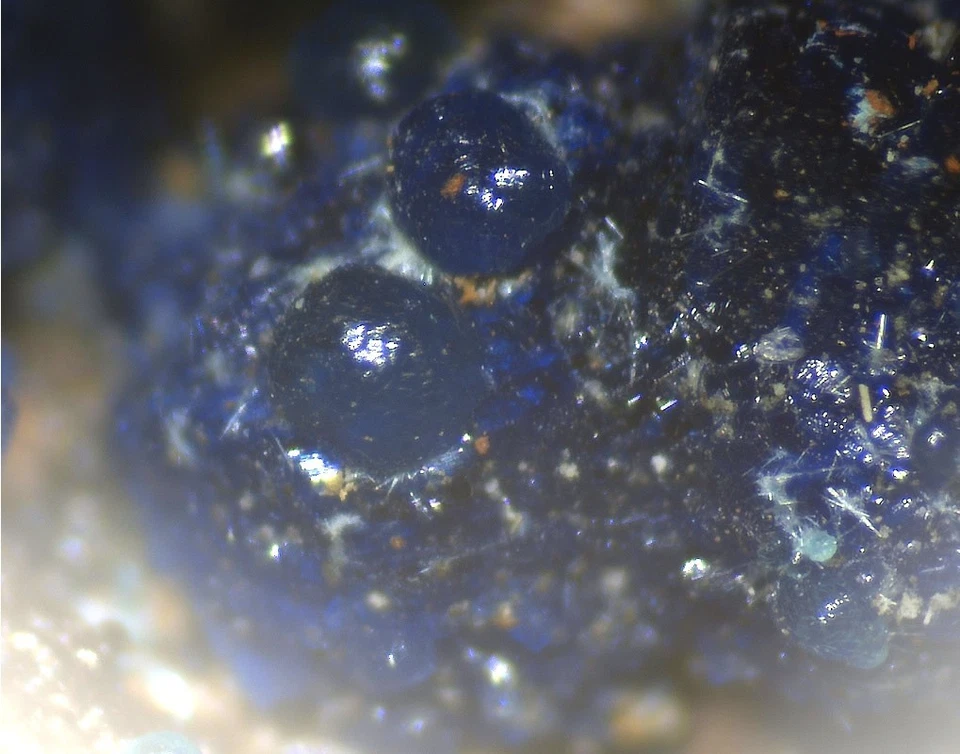 MM - Kugel-Azurit,Adamin xx Christiana LAVRION GRIECHENLAND -SSS+MUSEUMSQUALITÄT - Bild 3 von 4