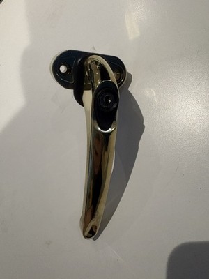 25x Gold Dreh-Kipp Fenstergriff für PVC Doppelverglasung Fensterschloss  