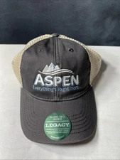 Aspen Legacy “Everything’s Right Here” Mesh Snapback Relaxed Twill Trucker Cap