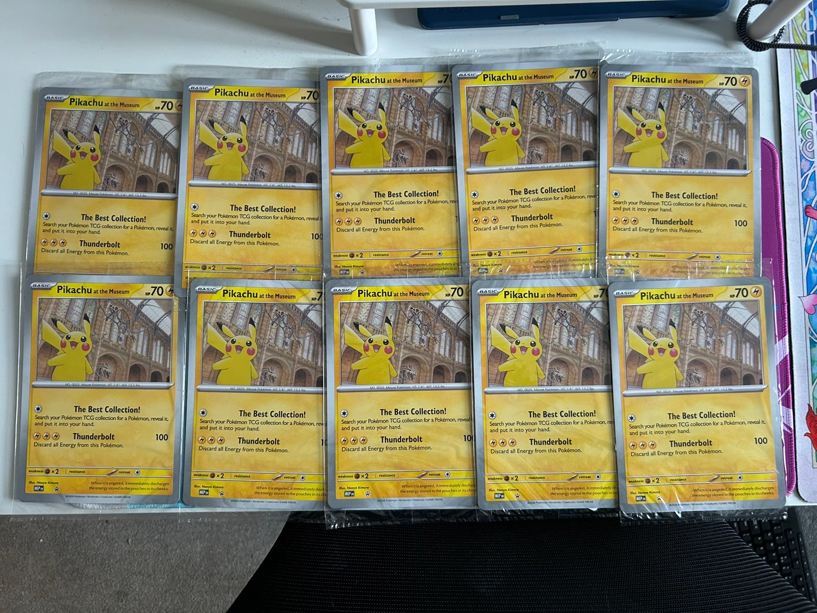 Pokemon TCG - Pikachu At The Museum Promo Card (Jumbo) x10 - Selling As Job Lot