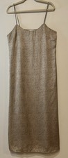 Mango Women’s Slip Dress Specked Lightweight Midi Size L