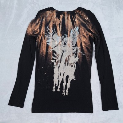 L.G.B. T-Shirt Size 1 Long Sleeve No Great Heart Ray LSC Slub Cotton