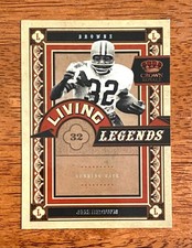 Jim Brown 2010 Crown Royale Living Legends Cleveland Browns