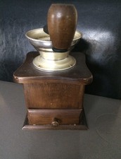 Ancien moulin à café à tiroir - Hauteur: 20 cm