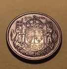 1958 Canadian 50 Cents, Elizabeth II, .800 Silver (ASW=.3oz)