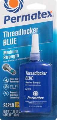 Permatex 242 Blue Threadlocker 1.22 oz Thread Lock Sealant 24240