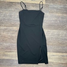 Express Black spaghetti strap sheath dress size medium M B127