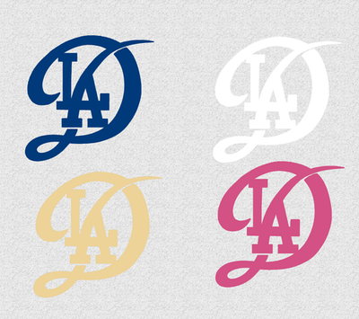 #ad Dodgers City Connect Logo Decal stickers $4.99