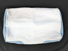 Derila Memory Foam Pillowcase Pillow Cover Protector 50x30x10cm White