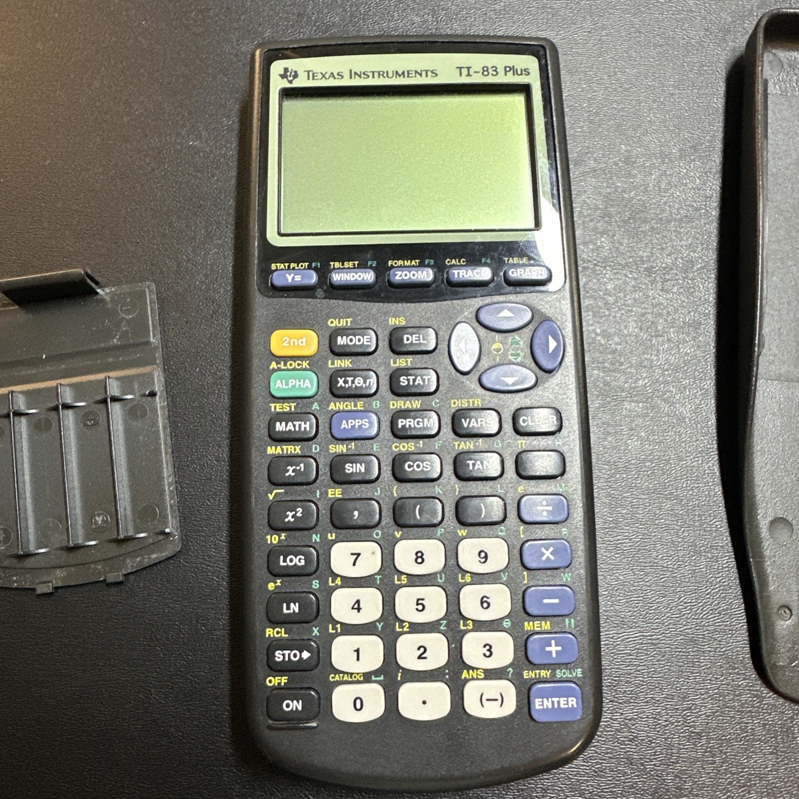 Texas Instruments TI-83 Plus Graphing Calculator Black Tested Works W1