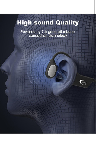 Bone Conduction Headphones Open Ear Waterproof Swimming Headphones Bluetooth 5.4 - Picture 5 of 10