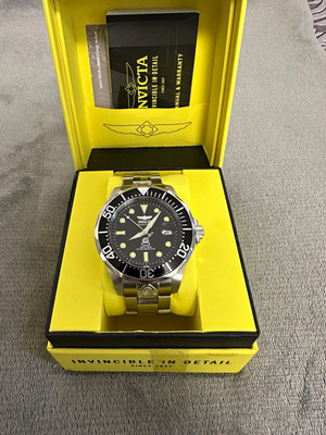 Invicta Pro Diver Edelstahl Herren Automatikuhr - 47mm, Armbanduhr 3044
