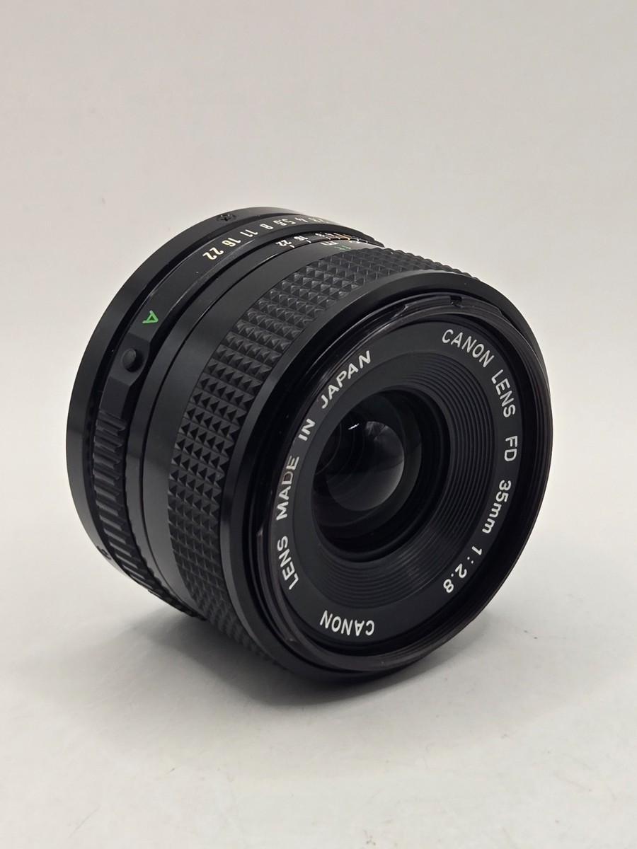 Near MINT] Canon New FD NFD 35mm f2.8 MF Wide Angle Lens From