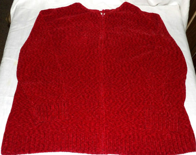WHITE STAG Red ZIP Front Hooded SWEATER Longsleeve Plus Size 22W/24W