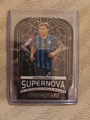 Nicolo Barella [Electric Etch Red Pulsar] 48/50 | 2024 Panini Obsidian Supernova