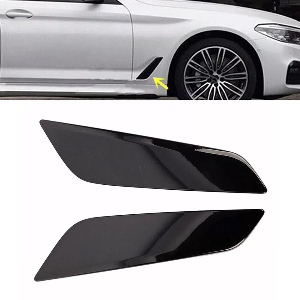 Trim Cover Fender Duct Trim 51747439013 Black Front RH+LH Side Car Accessoriess - Image 3 of 4