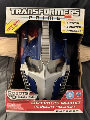 Hasbro Transformers Prime Optimus Prime Helmet Lights Sounds Halloween