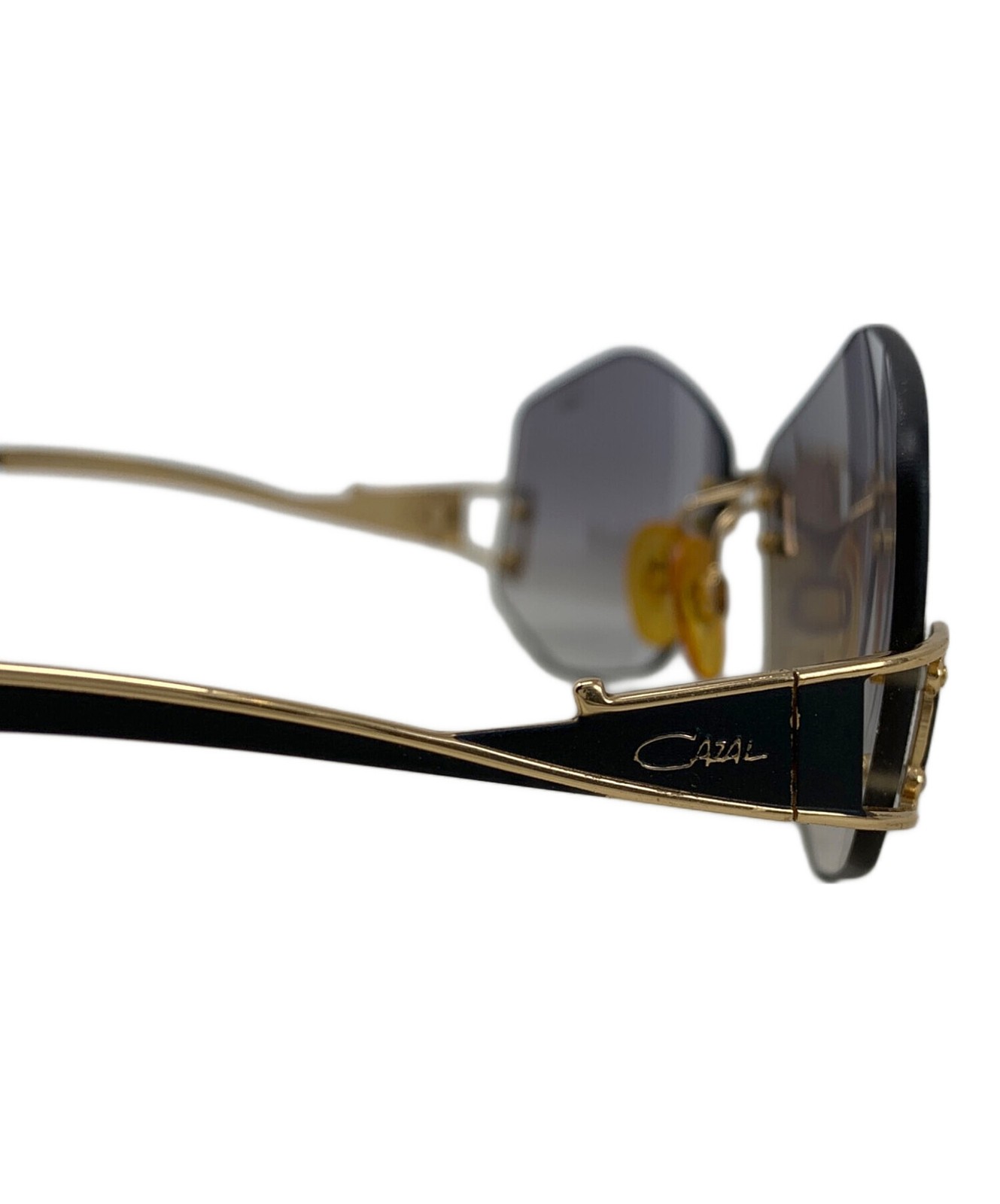 CAZAL 933 Women's Sunglasses Burberry Trench Coat Gold Used - Includes Case thumbnail 3