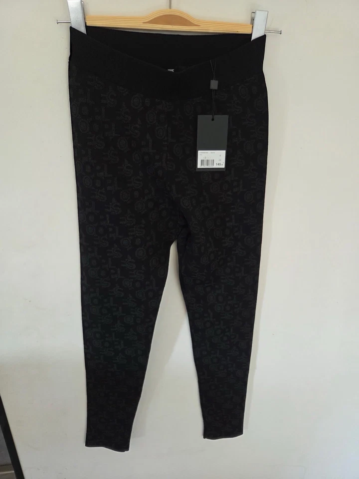 The Kooples Leggings femme noir monogramme skinny taille 1 FJOG25016K BLA19 - Photo 1/4