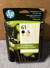 HP 61 Black Tri-Color Ink Cartridge CR259FN CH561WN CH562WN NEW 06/26 NEW SEALED