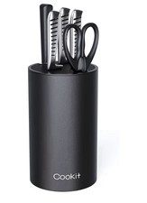 Knife Block without Knives, Cookit Universal round Knife Block Only, Detachable 