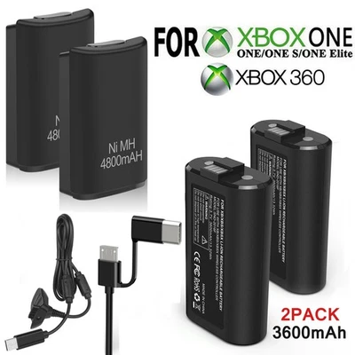 Wiederaufladbar Akku für Xbox/Series X S/Xbox One / 360 Controller Ladestation - Bild 1 von 4
