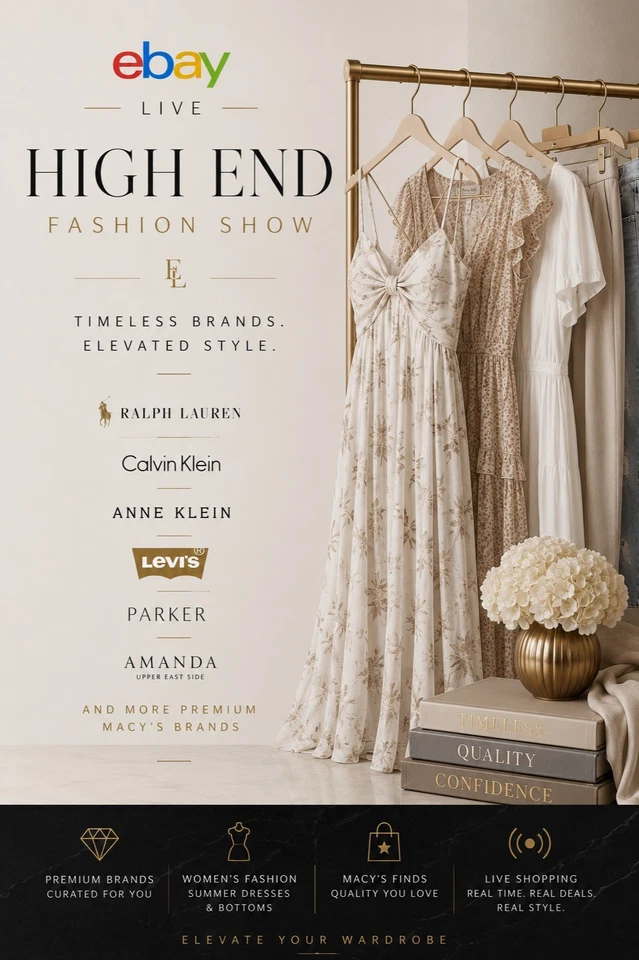 HIGH END FASHION SHOW PREMIUM MACY'S BRANDS DON'T MISS OUT