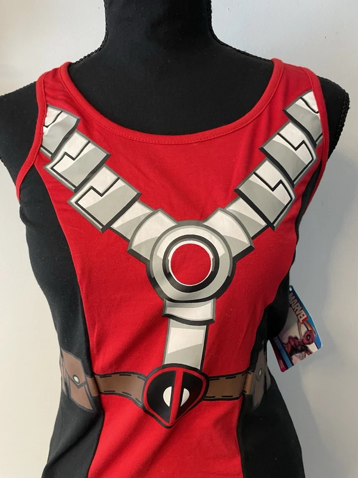 Женские классические Deadpool 2 бак платье костюм размер маленький новый с Ярлыками - Изображение 3 из 4