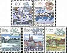 Suisse 1227-1231 (édition complète) neuf 1982 zodiaque