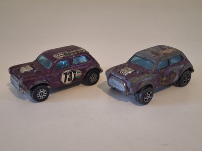 Whizzwheels Corgi Juniors B.V.R.T 1300 Mini Cooper s Rallye Auto Diecast Modelle X2