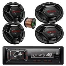 JBL Celebrity150 Bluetooth Receiver, 2x 6x9" 500W + 2x 6.5" 300W Speakers, Wire