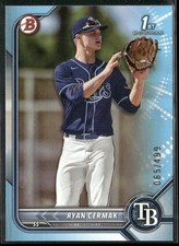 2022 Bowman Draft #BD-81 Ryan Cermak Sky Blue #/499