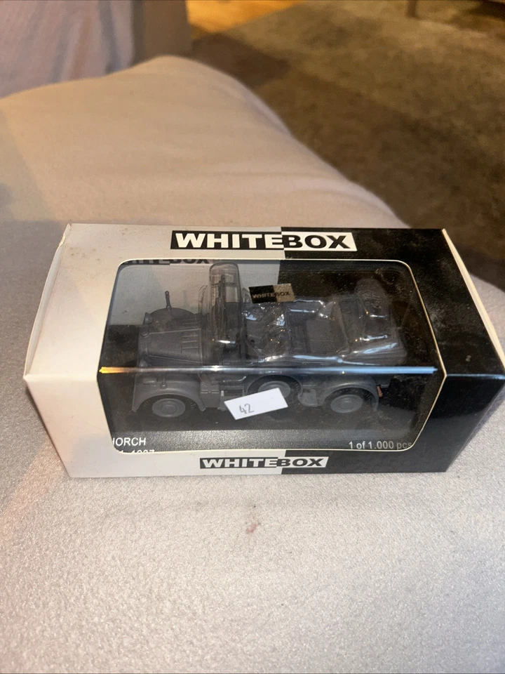 RARE WHITE BOX 1:43 HORCH 901 1937 MATT DARK GREY - 1 OF 1000 PCS  WB257 - Image 2 of 4