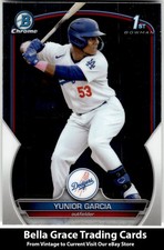 2023 Bowman Yunior Garcia #BCP-142 Los Angeles Dodgers Chrome Prospects MLB  