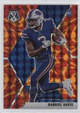 2020 Panini Mosaic Rookies Reactive Orange Mosaic Prizm Gabriel Davis #239 09wc