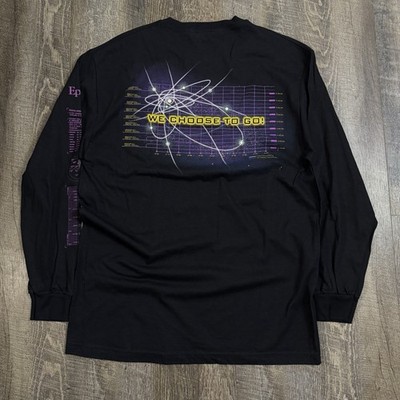NWT Vintage Disney Epcot Mission Space Black Double Sided XL Long 