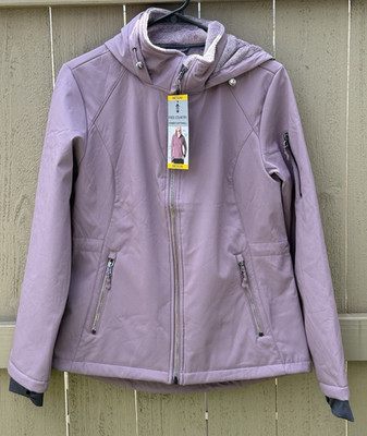 Free Country Free Cycle Softshell Jacket Women Medium Purple Full Zip NWT
