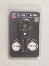New Orleans Saints Golf Divot Tool And Magnetic Ball Markers. New Sealed