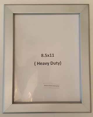 Elevator Notice Frame 8.5 x 11 ( Heavy Duty - Aluminum)-REF24-1027
