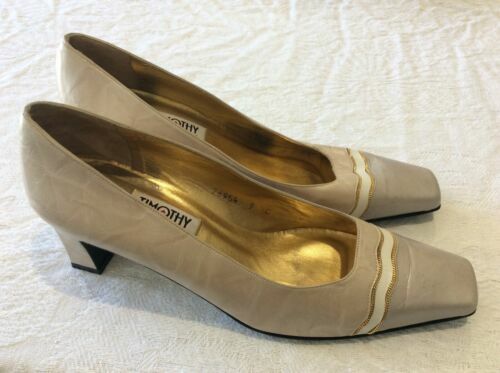 Mocassins Vintage Timothy Hitsman - Imprimé Léopard - Taille 6 Femme - Occasion En Excellent état