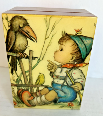 #ad Vintage Ballerina Deichert Music Box Boy Blue Superstar Fiddler The Roof Germany $19.95