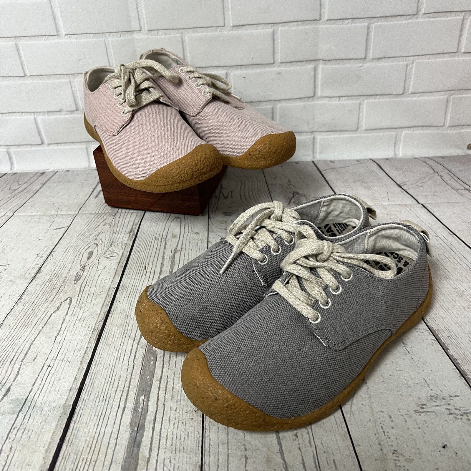 2 paia sneakers KEEN Mosey Derby donna taglia 5 5 NUOVE