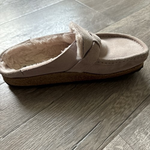 Mocasines Birkenstock para mujer blanco roto/rosa talla 38/7-7,5 - Imagen 7 de 9