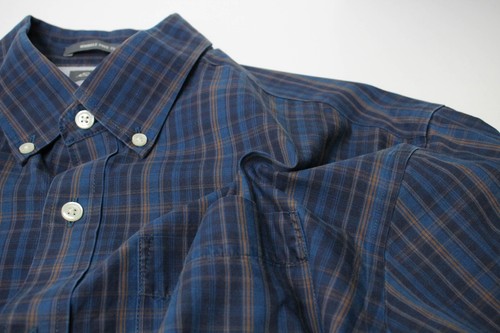 EDDIE BAUER Wrinkle Free Classic Fit Shirt Men's MEDIUM Plaid Button-Down - Picture 6 of 10