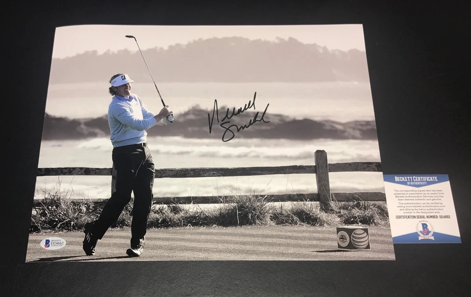 SPOTLIGHT BRANDT SNEDEKER SIGNED AUTO 11X14 PHOTO PGA TOUR BECKETT BAS COA Foto 2 de 2