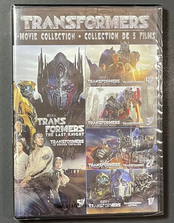 DVD Coleção Transformers - 5 filmes - Paramount Filmes - Filmes